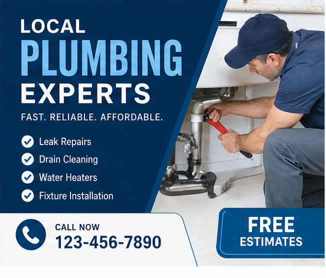Generic plumbing template ad